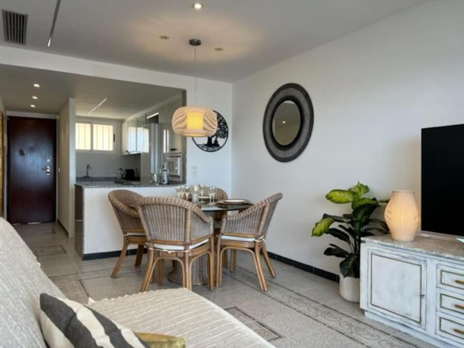 Apartamento 1ª Linea De Playa - Con Piscina Y Parking Playa de Gandia 외부 사진
