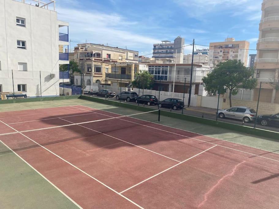 Apartamento 1ª Linea De Playa - Con Piscina Y Parking Playa de Gandia 외부 사진