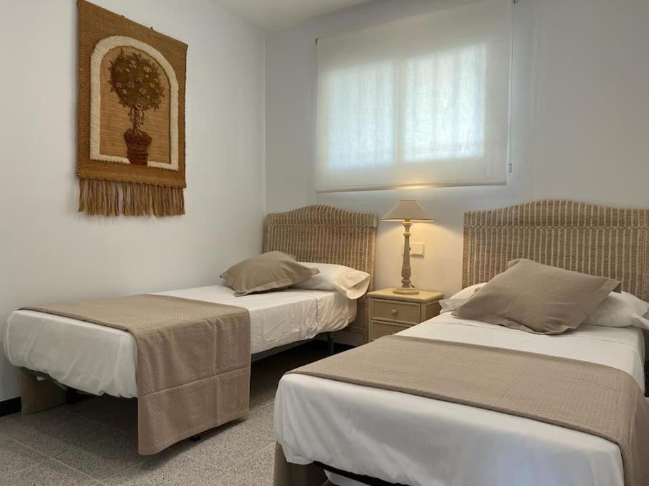 Apartamento 1ª Linea De Playa - Con Piscina Y Parking Playa de Gandia 외부 사진