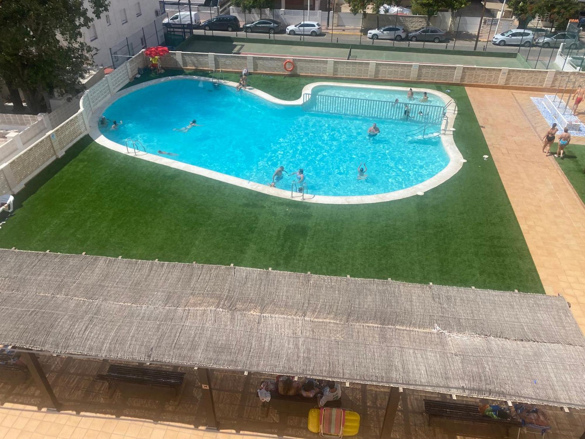 Apartamento 1ª Linea De Playa - Con Piscina Y Parking Playa de Gandia 외부 사진
